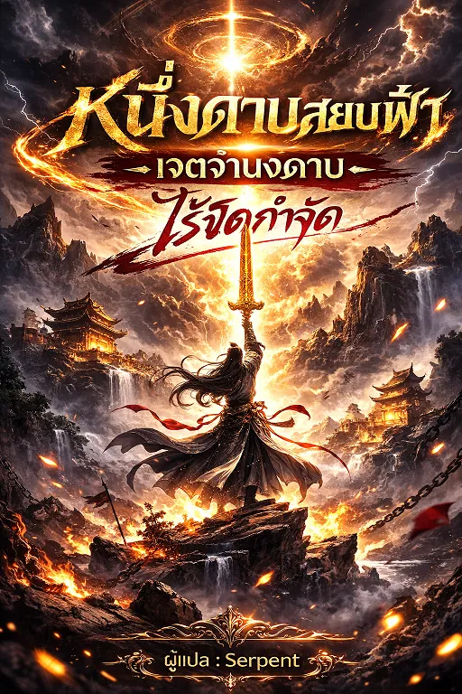 ปก หนึ่งดาบสยบฟ้า เจตจํานงดาบไร้ขีดกําจัด ( อ่านฟรีเริ่มต้น 100 ตอน )