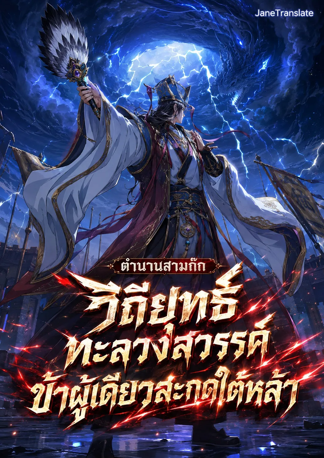 ปก ตํานานสามก๊ก วิถียุทธ์ทะลวงสวรรค์ ข้าผู้เดียวสะกดใต้หล้า