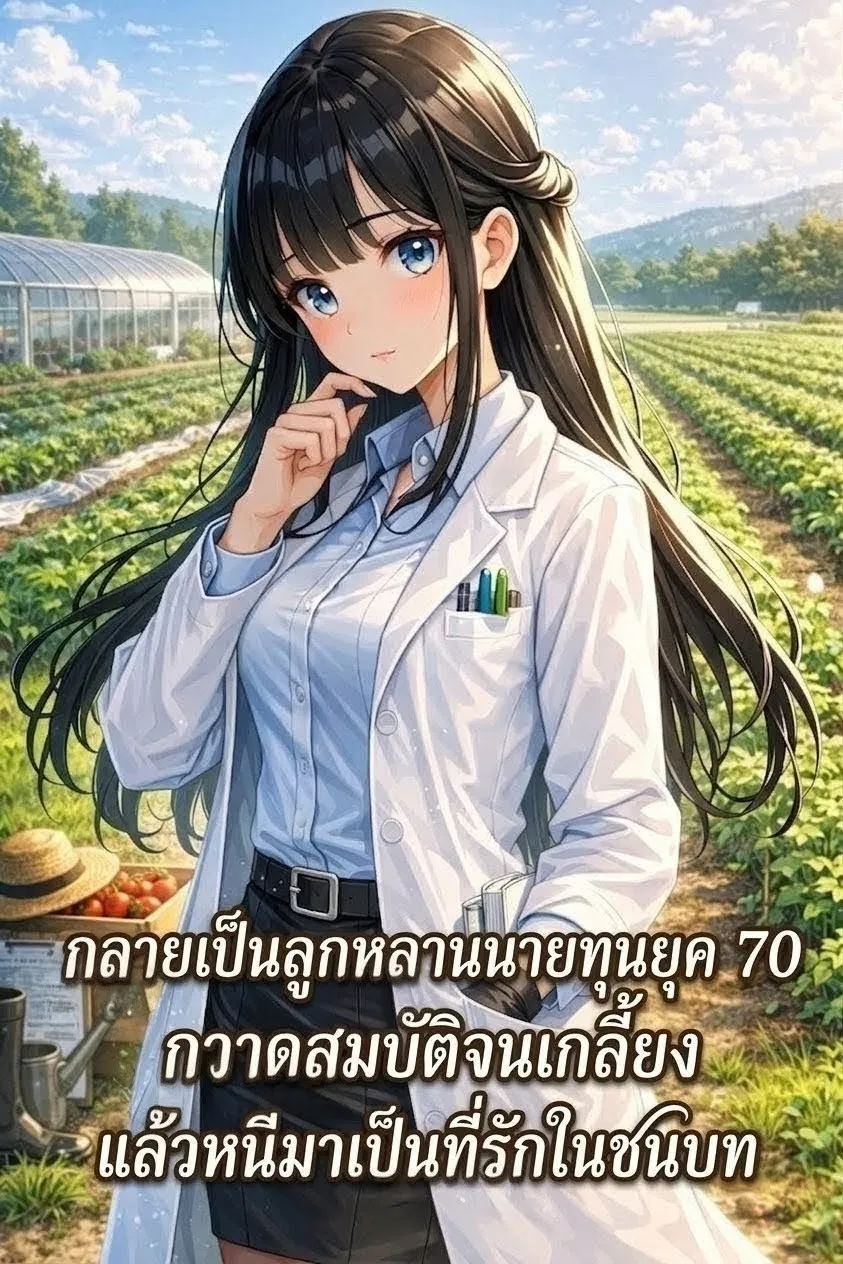 ปก ทะลุมิติมาเป็นคุณหนูนายทุน กวาดสมบัติจนเกลี้ยง แล้วหนีมาเป็นที่รักในชนบทยุค 70