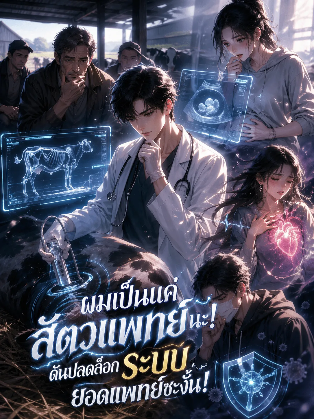 ปก ผมเป็นแค่สัตว์แพทย์นะ! ดันปลดล็อกระบบยอดแพทย์ซะงั้น!