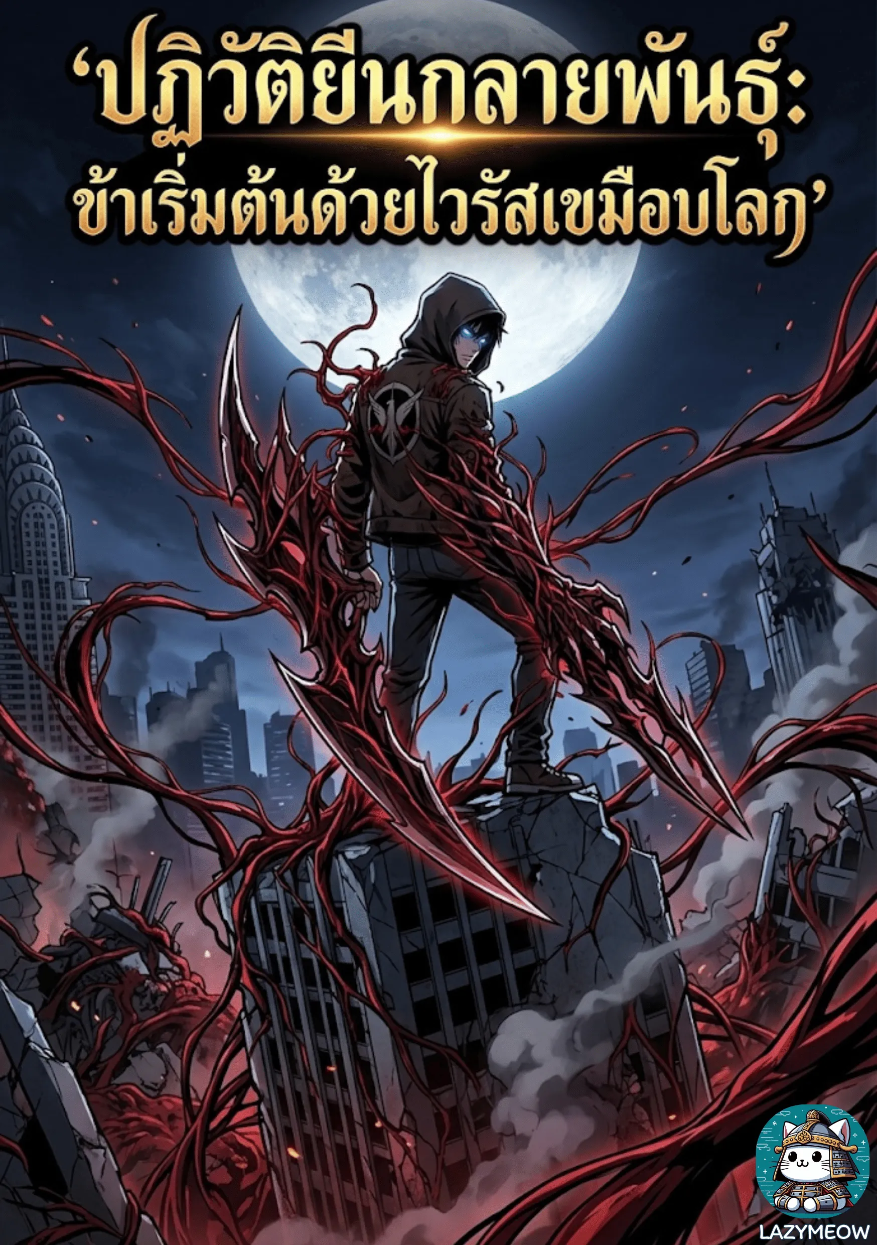ปก ปฏิวัติยีนกลายพันธุ์: ข้าเริ่มต้นด้วยไวรัสเขมือบโลก