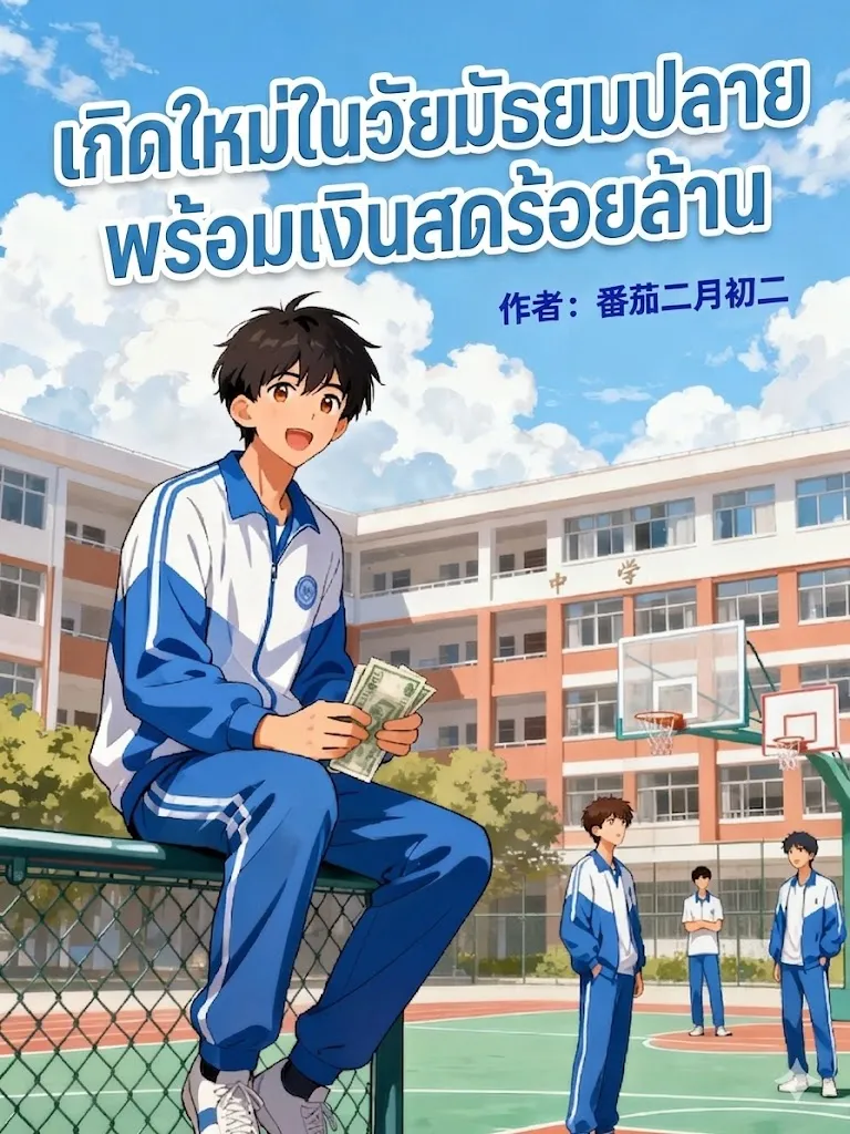 ปก ( ลดราคา)!!!! เกิดใหม่ในวัยมัธยมปลายพร้อมเงินสดร้อยล้าน