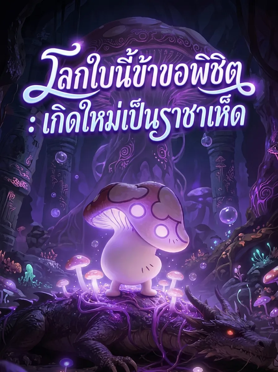 ปก โลกใบนี้ข้าขอพิชิต : เกิดใหม่เป็นราชาเห็ด