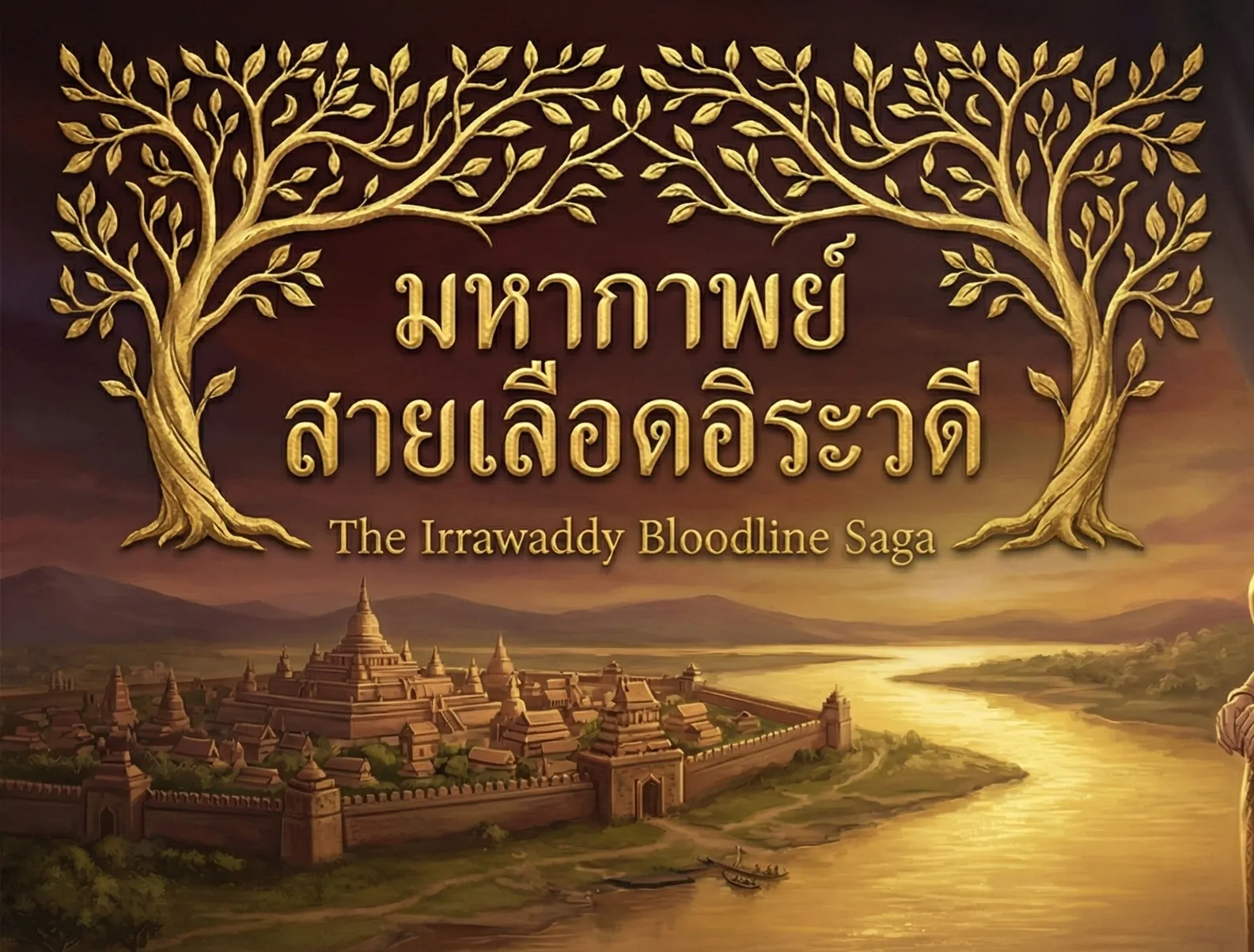 ปก มหากาพย์สายเลือดอิระวดี (The Irrawaddy Bloodline Saga)