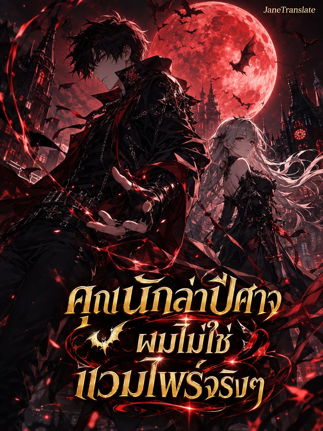 ปก คุณนักล่าปีศาจ ผมไม่ใช่แวมไพร์จริงๆ