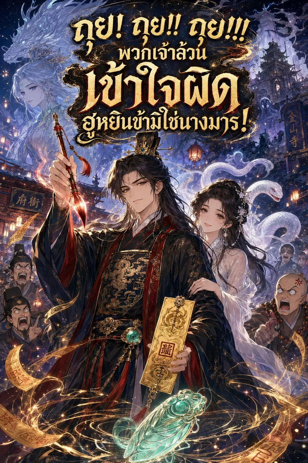 ปก ถุย! ถุย!! ถุย!!! พวกเจ้าล้วนเข้าใจผิด ฮูหยินข้ามิใช่นางมาร