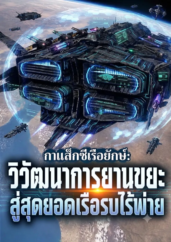 ปก กาแล็กซีเรือยักษ์: วิวัฒนาการยานขยะสู่สุดยอดเรือรบไร้พ่าย