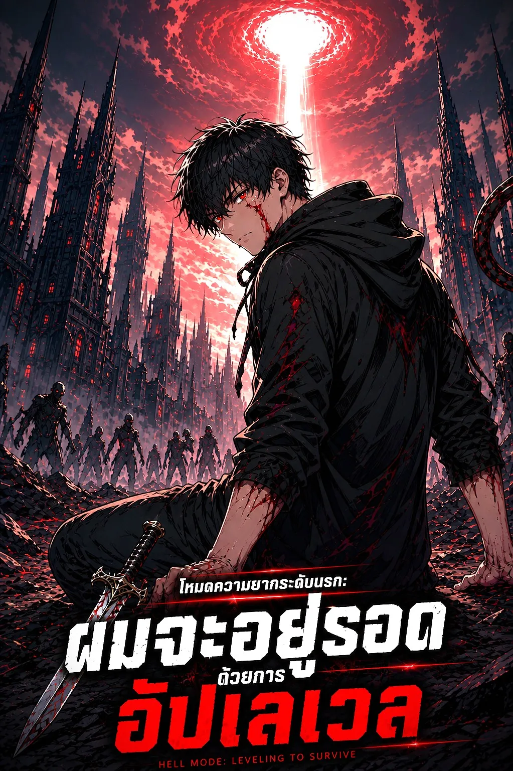 ปก โหมดความยากระดับนรก: ผมจะอยู่รอดด้วยการอัปเลเวล
