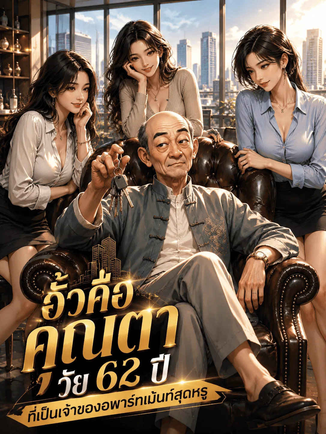 ปก อั้วคือคุณตาวัย 62 ปี ที่เป็นเจ้าของอพาร์ทเม้นท์สุดหรู