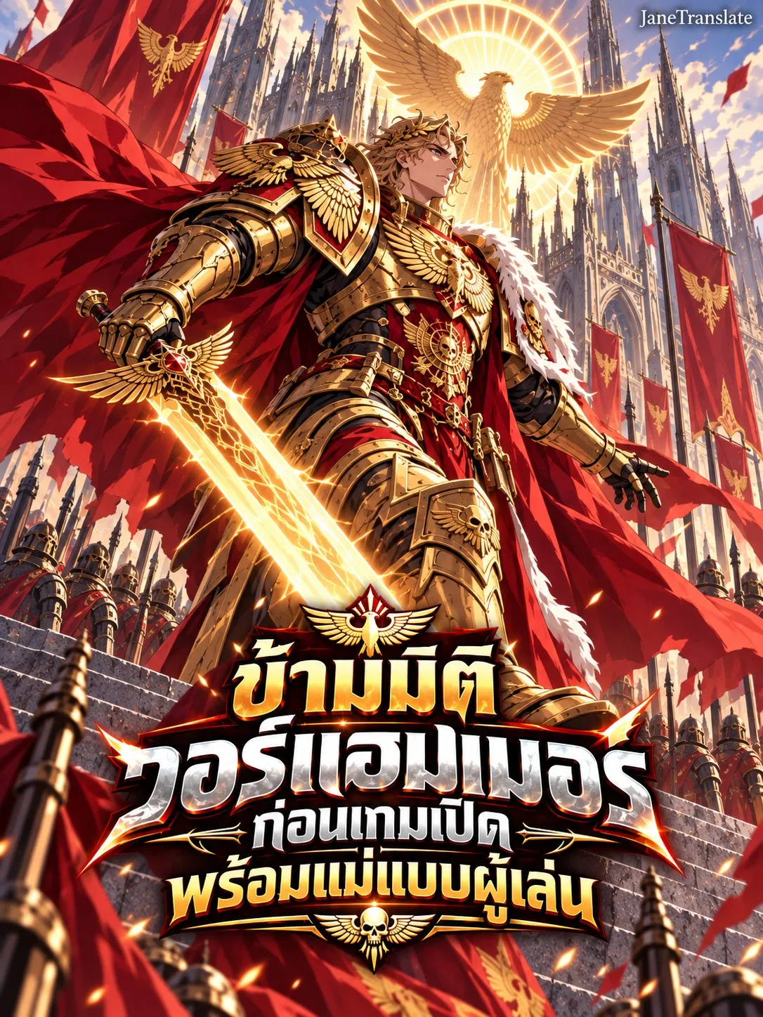 ปก ข้ามมิติวอร์แฮมเมอร์ก่อนเกมเปิด พร้อมแม่แบบผู้เล่น