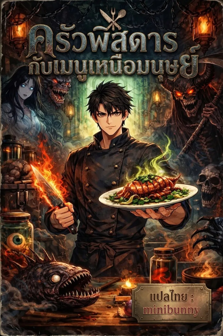 ปก ครัวพิสดารกับเมนูเหนือมนุษย์
