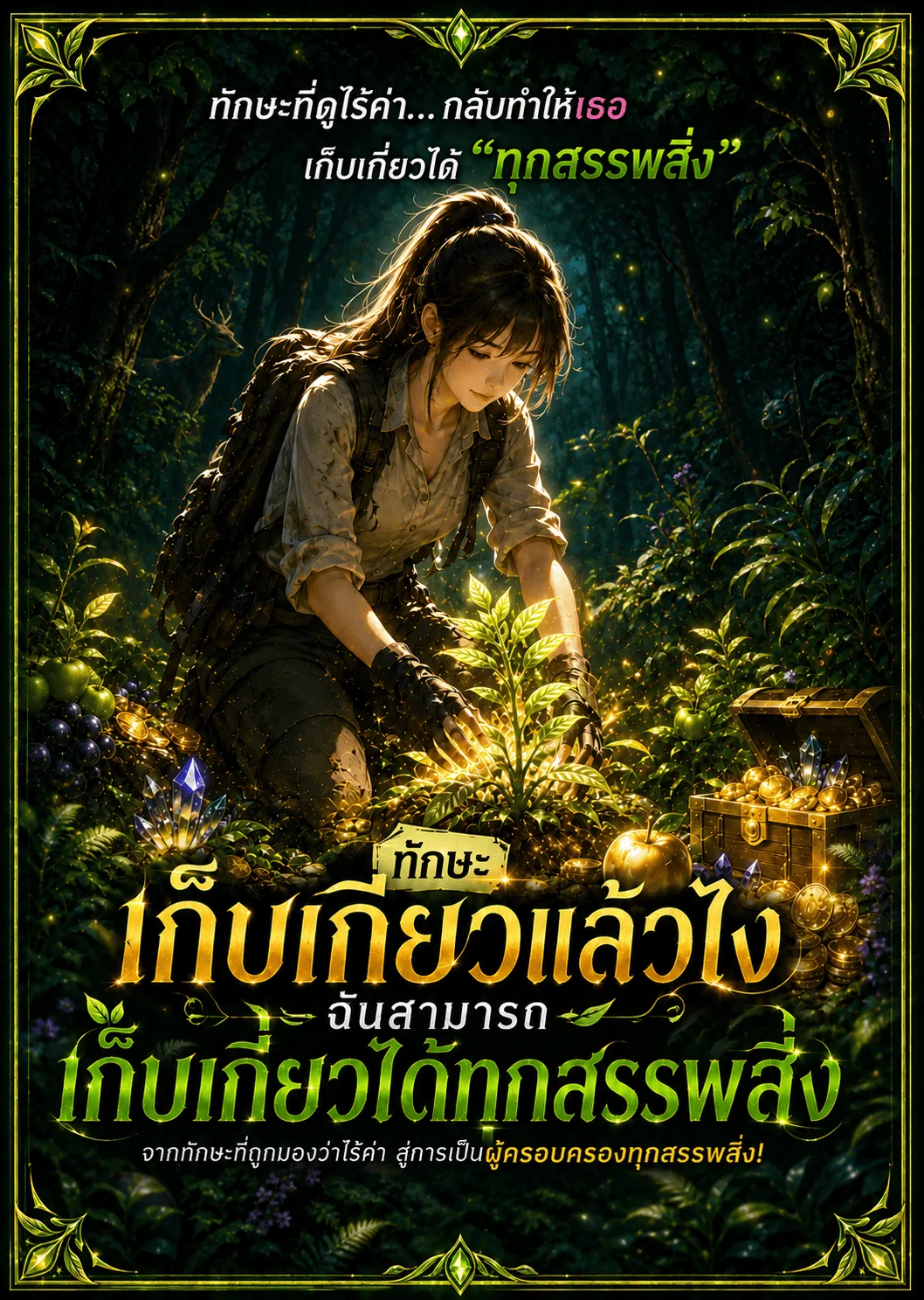 ปก ทักษะเก็บเกี่ยวแล้วไง ฉันสามารถเก็บเกี่ยวได้ทุกสรรพสิ่ง [จบ]