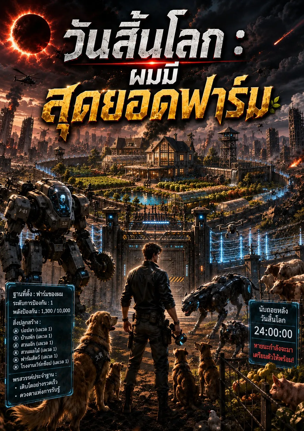 ปก วันสิ้นโลก : ผมมีสุดยอดฟาร์ม