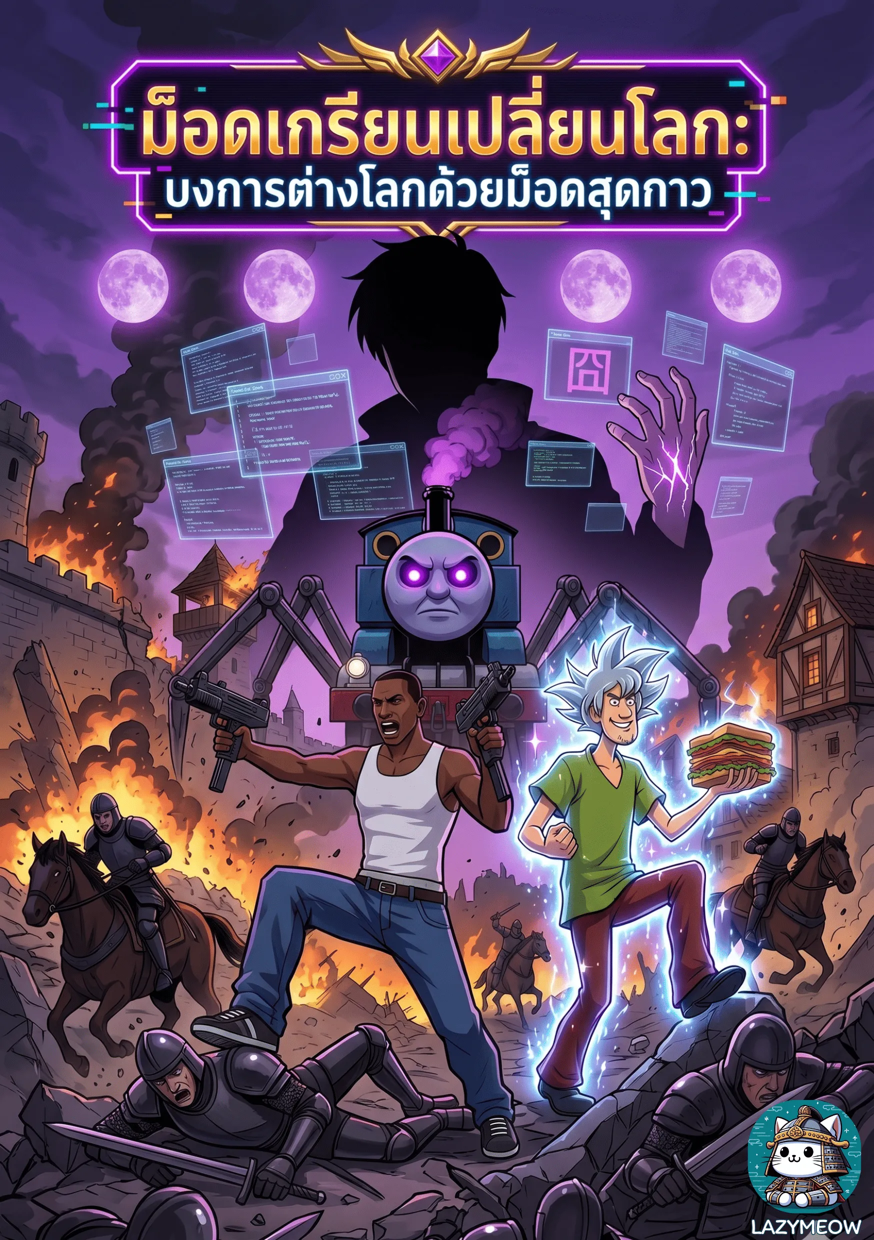 ปก ม็อดเกรียนเปลี่ยนโลก: บงการต่างโลกด้วยม็อดสุดกาว
