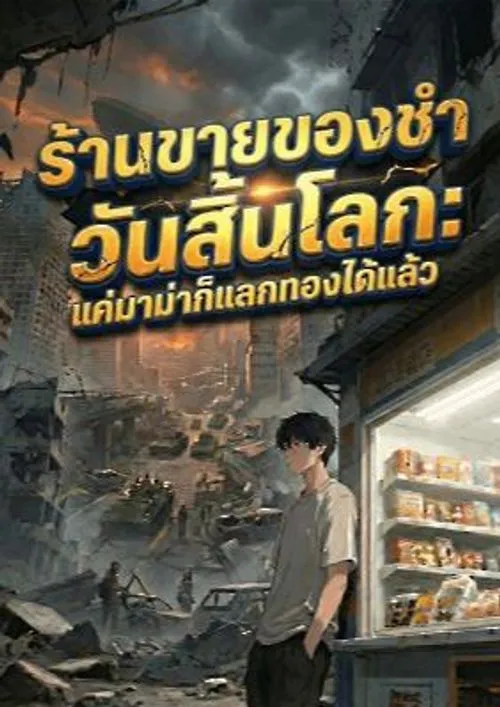 ปก ร้านขายของชําวันสิ้นโลก: แค่มาม่าก็แลกทองได้แล้ว