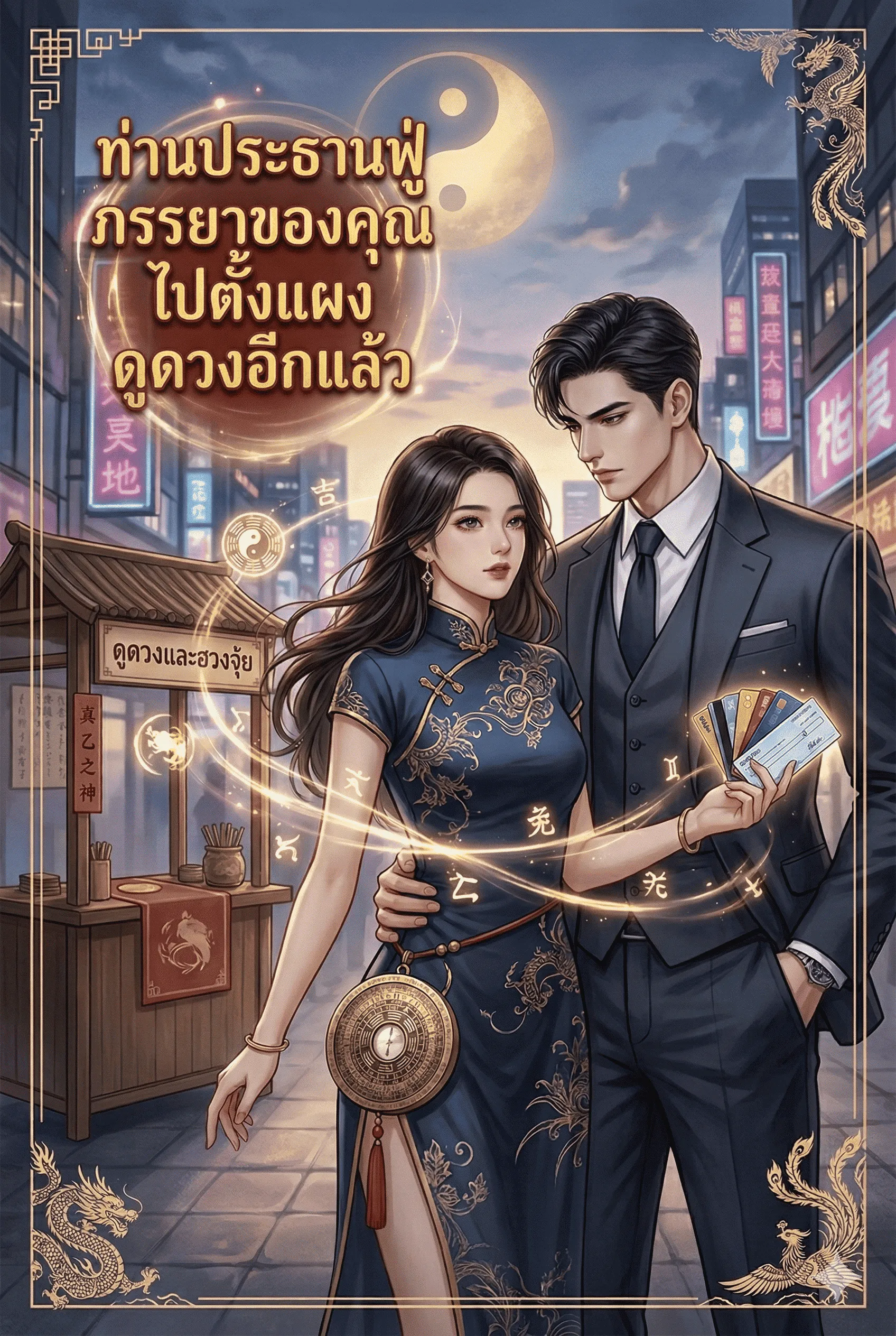ปก ท่านประธานฟู่ ภรรยาของคุณไปตั้งแผงดูดวงอีกแล้ว