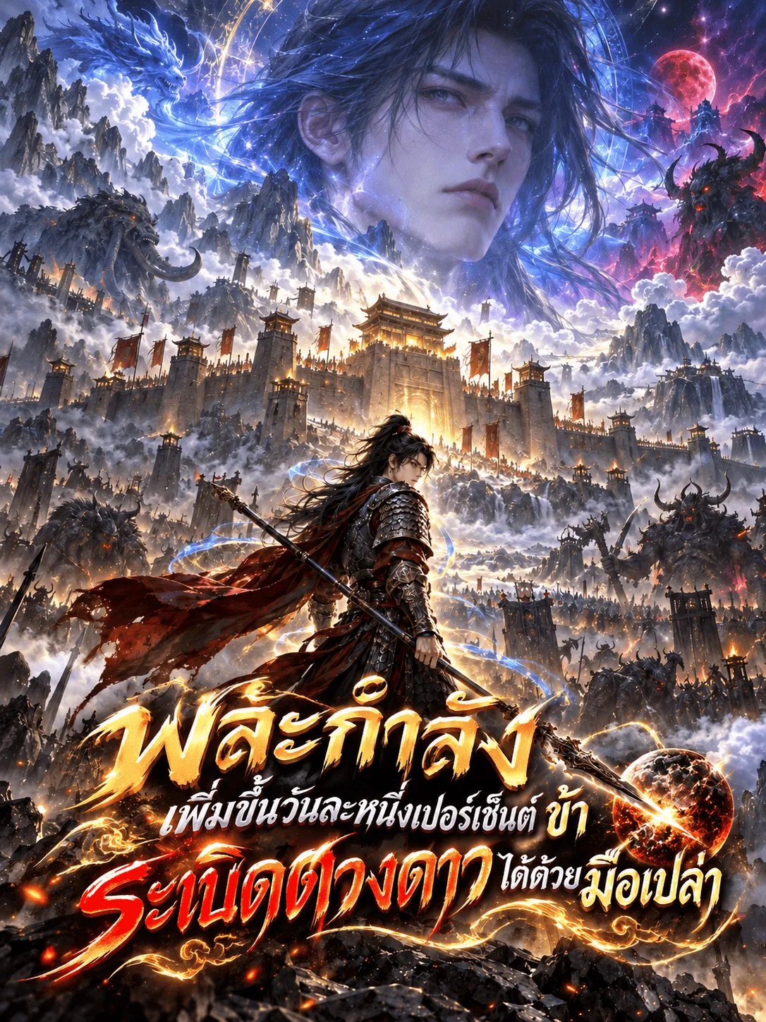 ปก พละกําลังเพิ่มขึ้นวันละหนึ่งเปอร์เซ็นต์ข้า ระเบิดดวงดาวได้ด้วยมือเปล่า