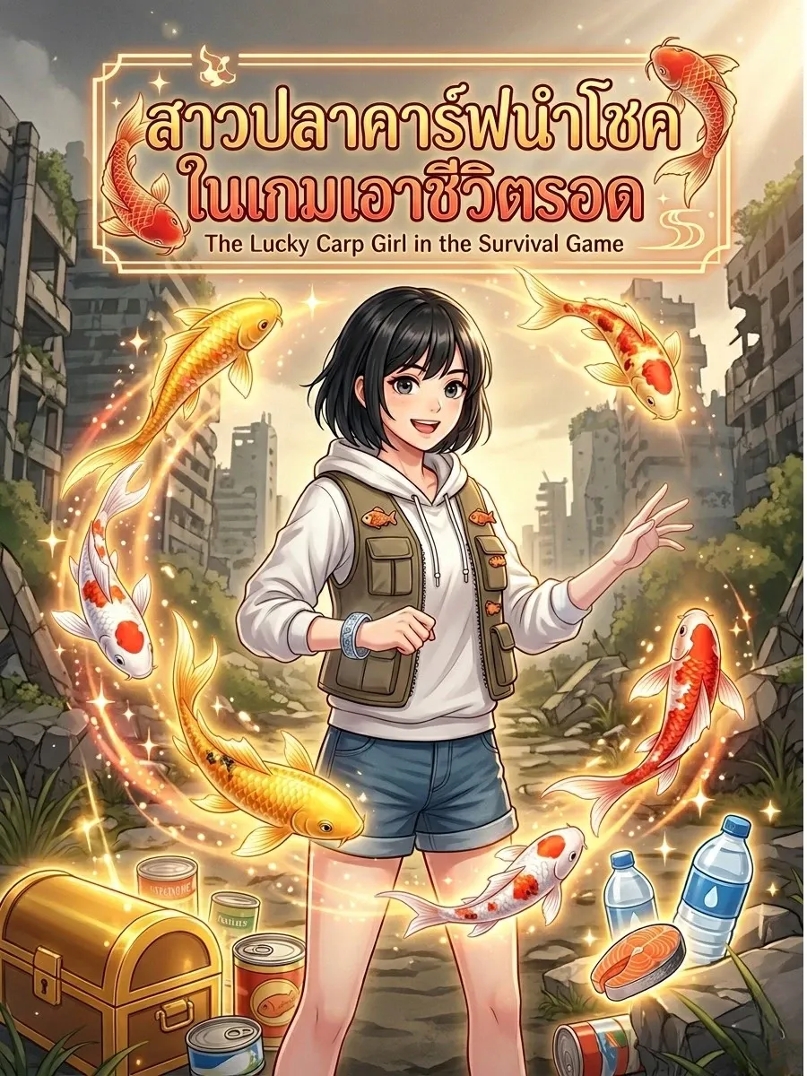ปก สาวปลาคาร์ฟนําโชคในเกมเอาชีวิตรอด