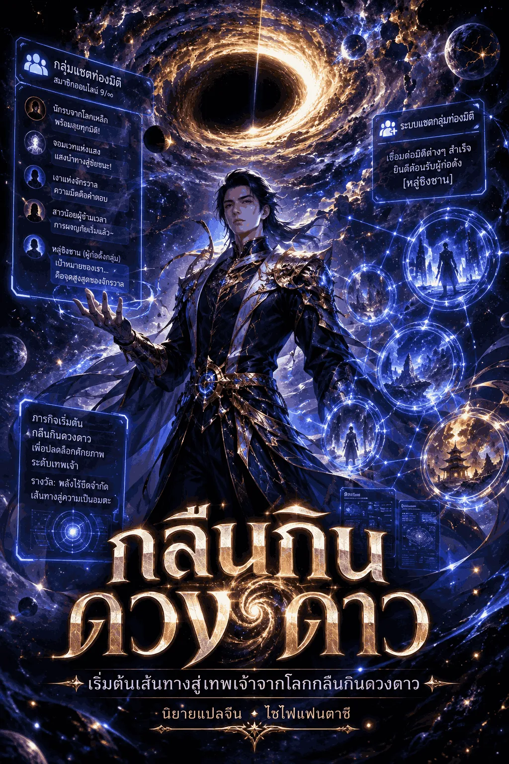 ปก กลืนกินดวงดาว : เริ่มต้นเส้นทางสู่เทพเจ้าจากโลกกลืนกินดวงดาว