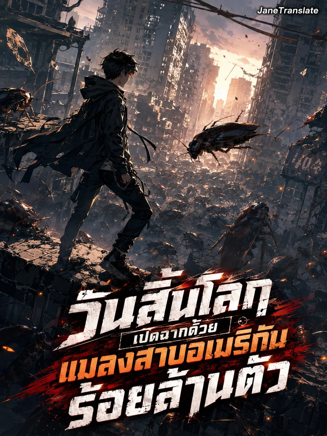 ปก วันสิ้นโลก: เปิดฉากด้วยแมลงสาบอเมริกันร้อยล้านตัว