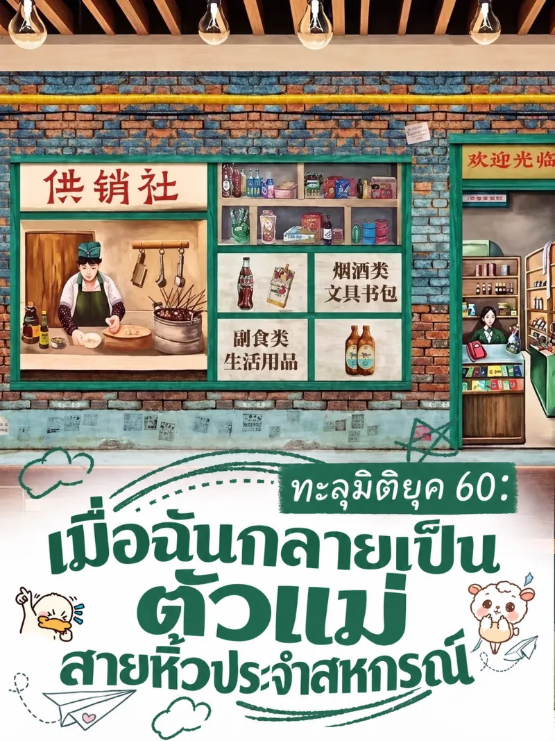 ปก (จบแล้ว) ทะลุมิติยุค 60: เมื่อฉันกลายเป็นตัวแม่สายหิ้วประจําสหกรณ์
