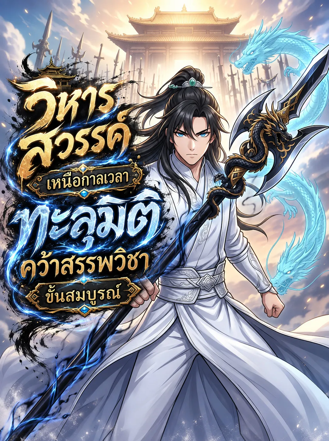 ปก วิหารสวรรค์เหนือกาลเวลา ทะลุมิติคว้าสรรพวิชาขั้นสมบูรณ์