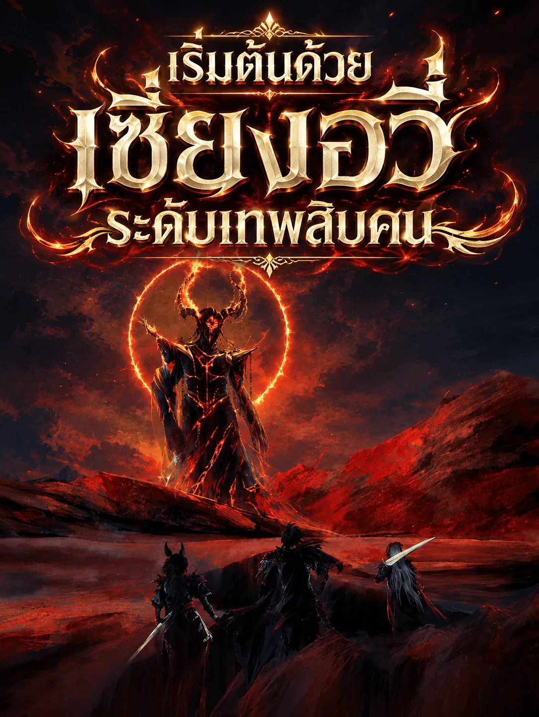 ปก เริ่มต้นด้วยเซี่ยงอวี่ระดับเทพสิบคน