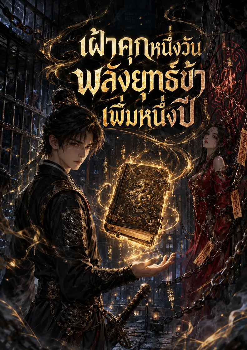 ปก เฝ้าคุกหนึ่งวัน พลังยุทธ์ข้าเพิ่มหนึ่งปี