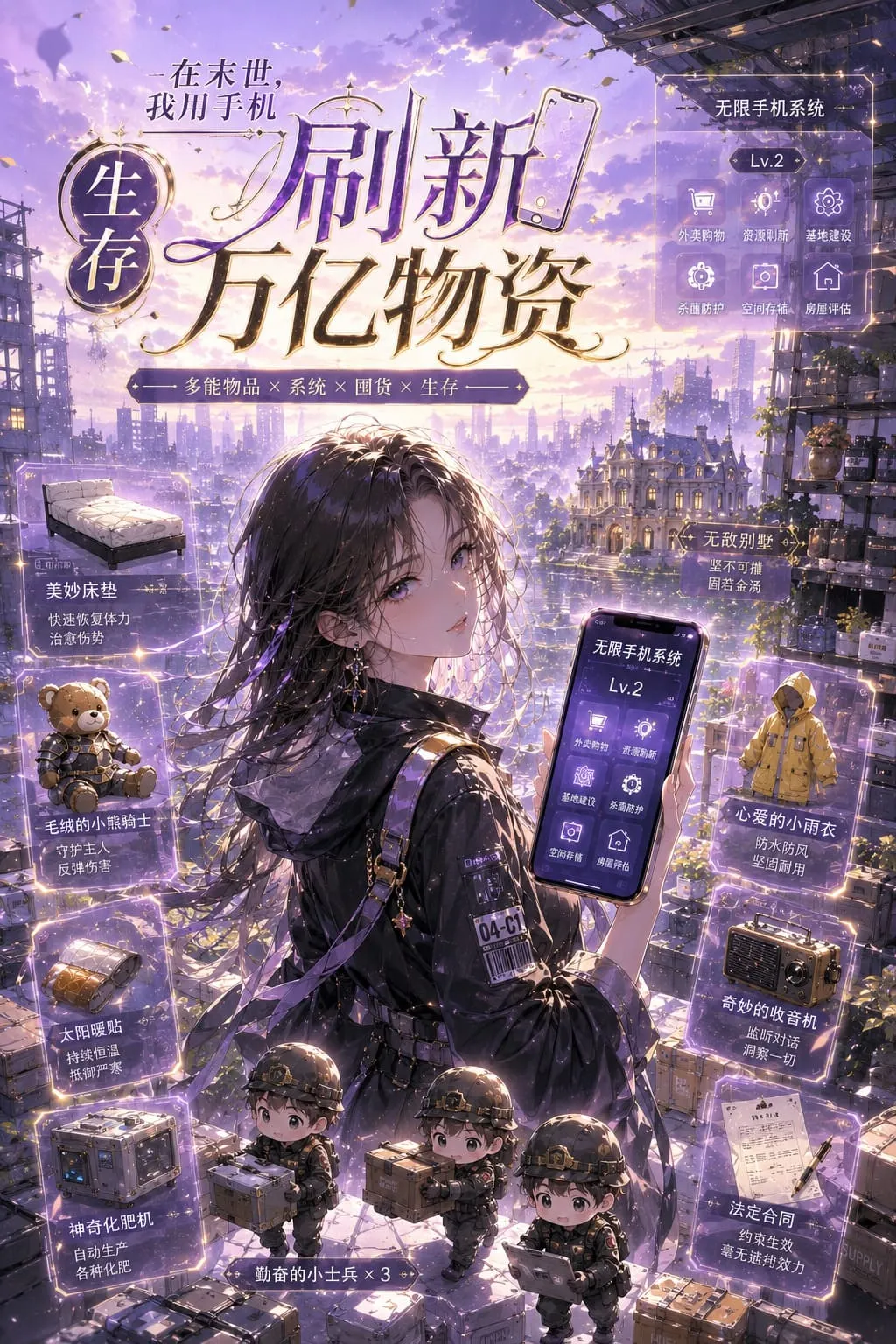 ปก เอาชีวิตรอดในวันสิ้นโลก: มือถือรีเฟรชเสบียงหมื่นล้านล้าน