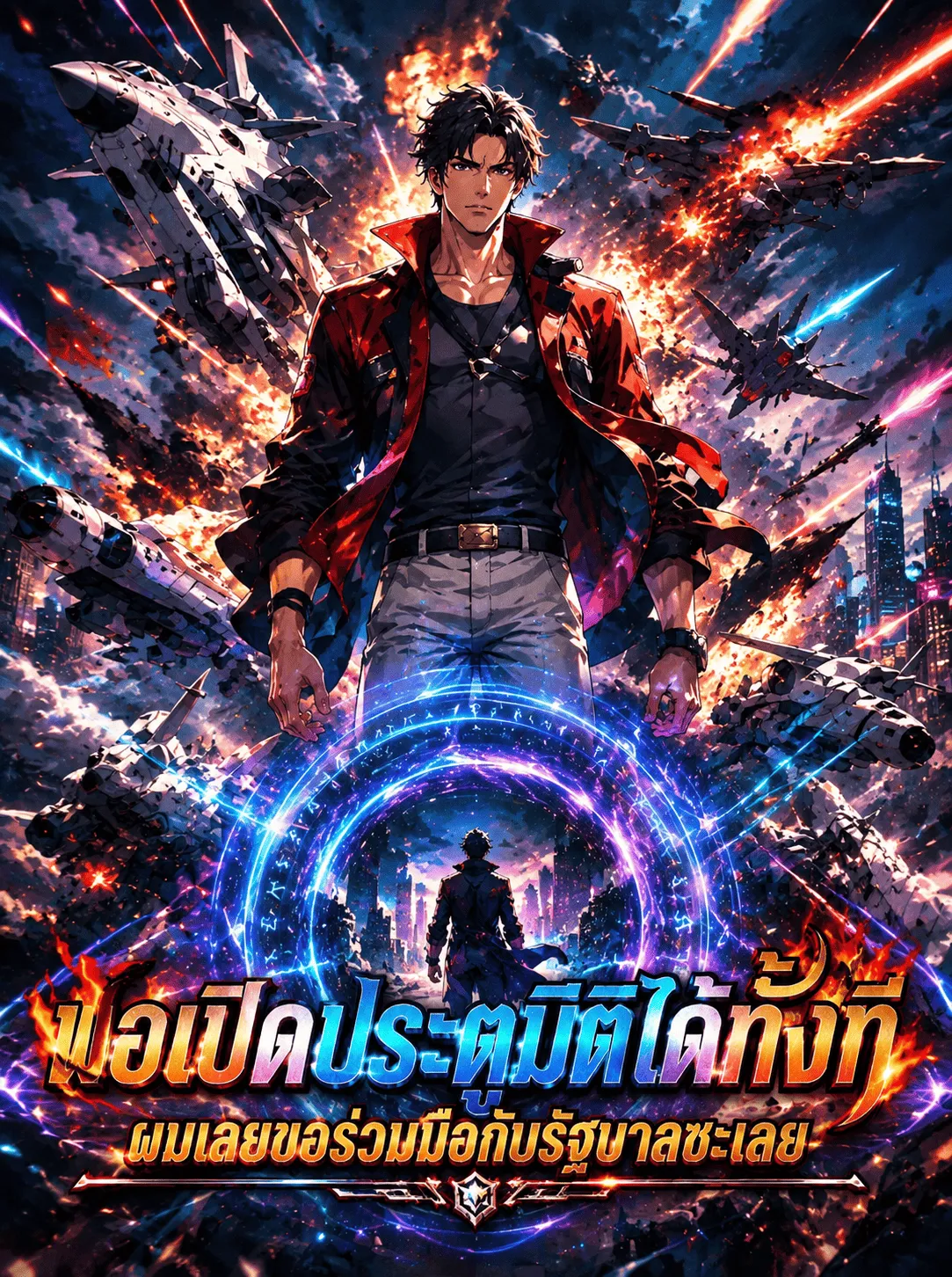ปก พอเปิดประตูมิติได้ทั้งที ผมเลยขอร่วมมือกับรัฐบาลซะเลย