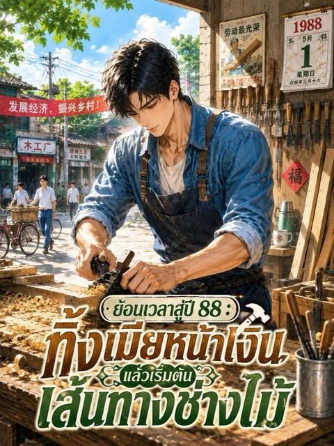 ปก (จบแล้ว) ย้อนเวลาสู่ปี 88 : ทิ้งเมียหน้าเงิน แล้วเริ่มต้นเส้นทางช่างไม้