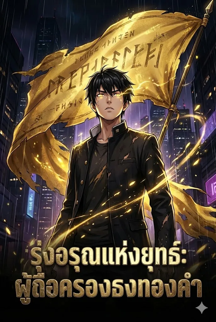 ปก รุ่งอรุณแห่งยุทธ์ ผู้ถือครองธงทองคํา
