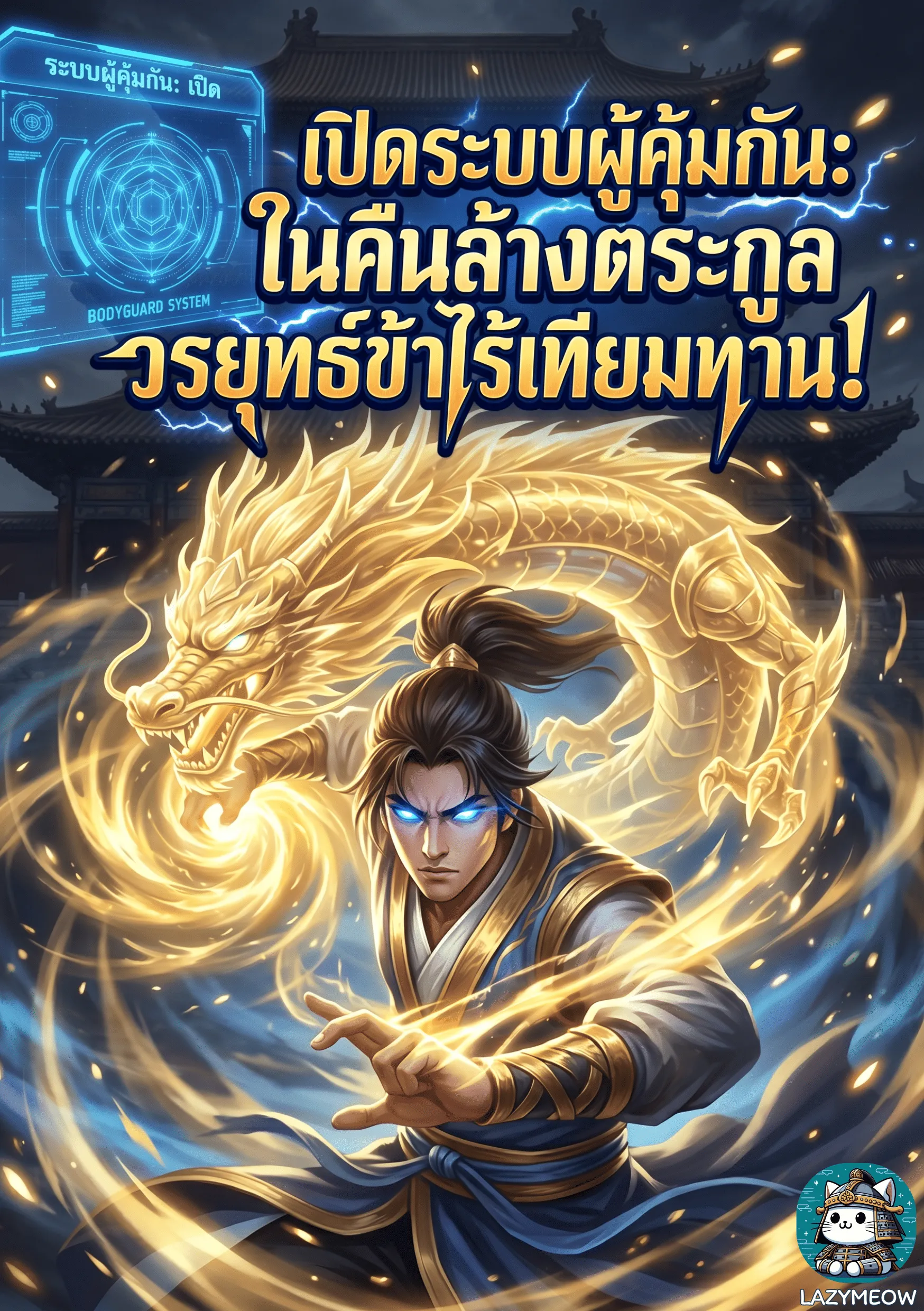 ปก เปิดระบบผู้คุ้มกัน: ในคืนล้างตระกูล วรยุทธ์ข้าไร้เทียมทาน!