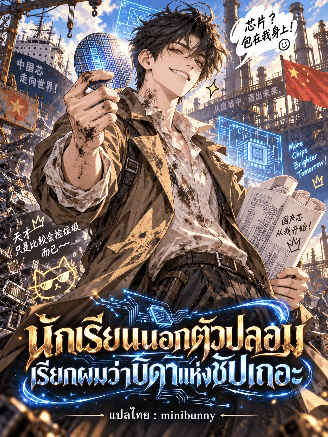ปก นักเรียนนอกตัวปลอม เรียกผมว่าบิดาแห่งชิปเถอะ