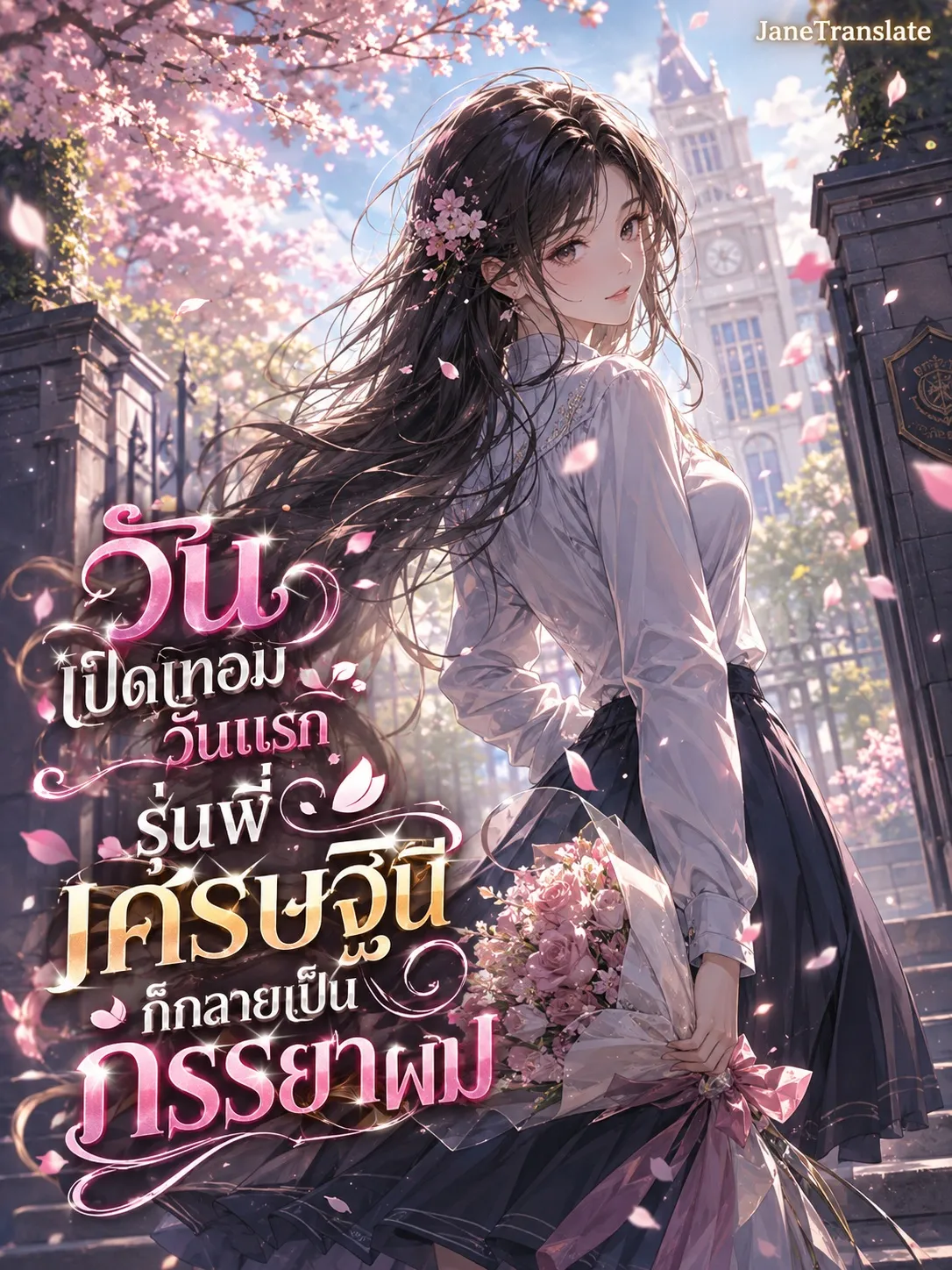 ปก วันเปิดเทอมวันแรก รุ่นพี่เศรษฐินีก็กลายเป็นภรรยาผม