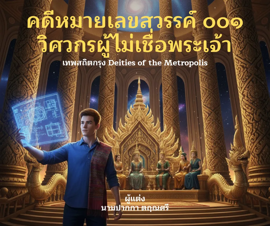 ปก คดีหมายเลขสวรรค์ ๐๐๑: วิศวกรผู้ไม่เชื่อพระเจ้า Celestial Case File 001: The Godless Engineer