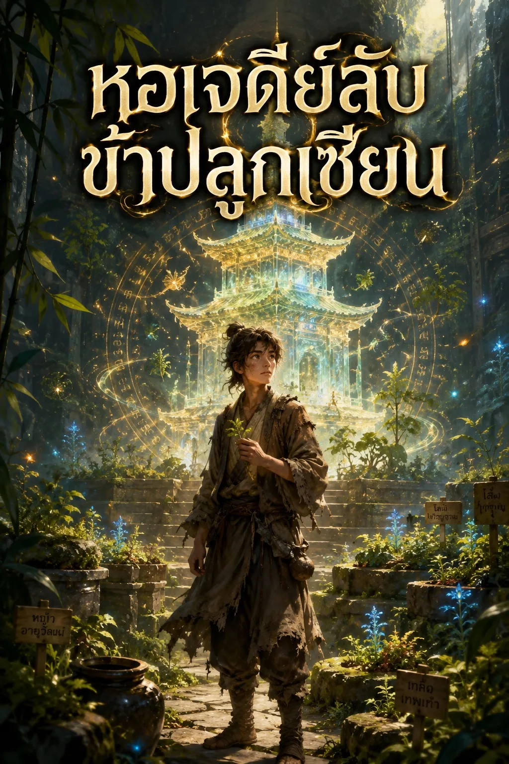 ปก หอเจดีย์ลับ ข้าปลูกเซียน