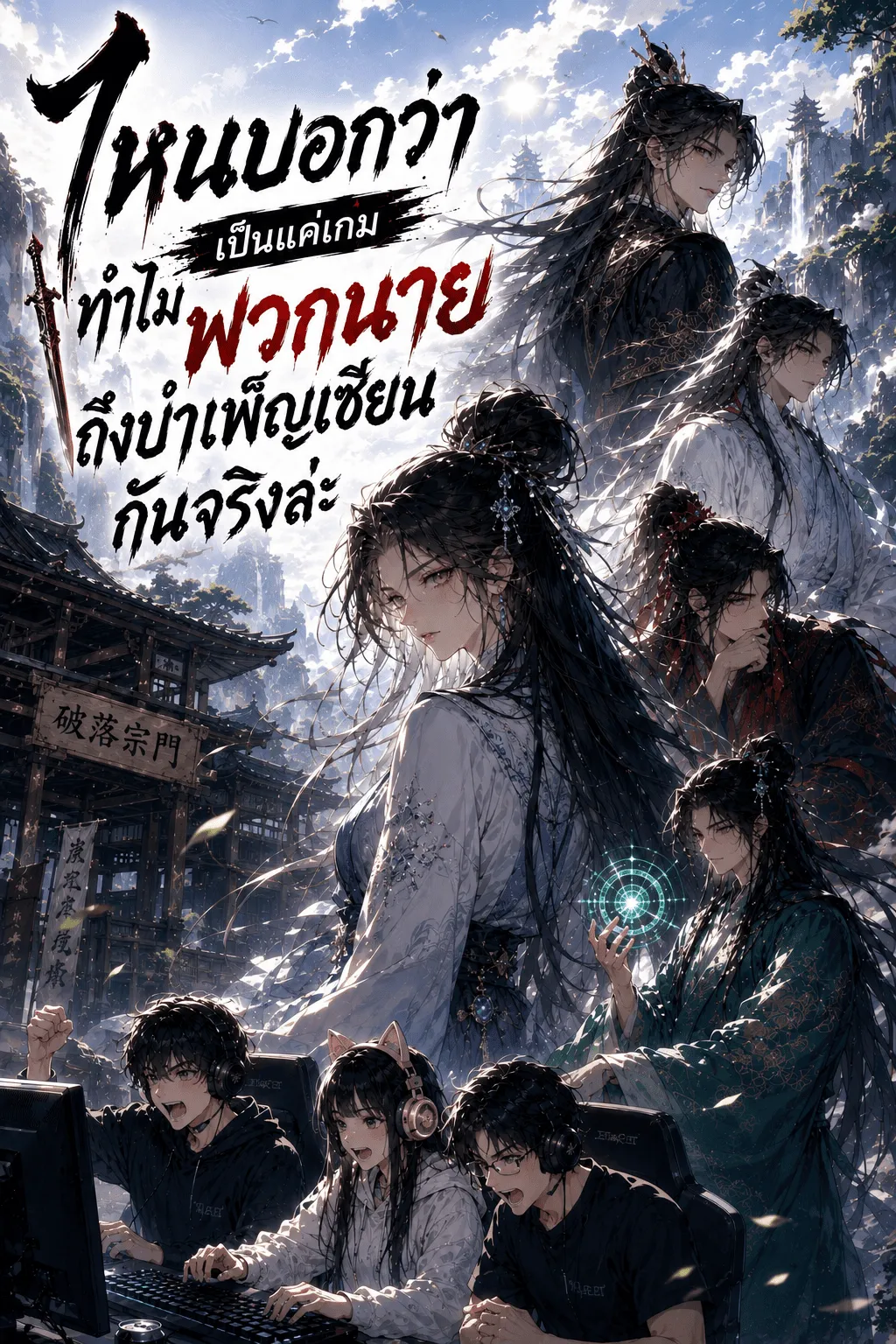 ปก ไหนบอกว่าเป็นแค่เกม ทําไมพวกนายถึงบําเพ็ญเซียนกันจริงล่ะ