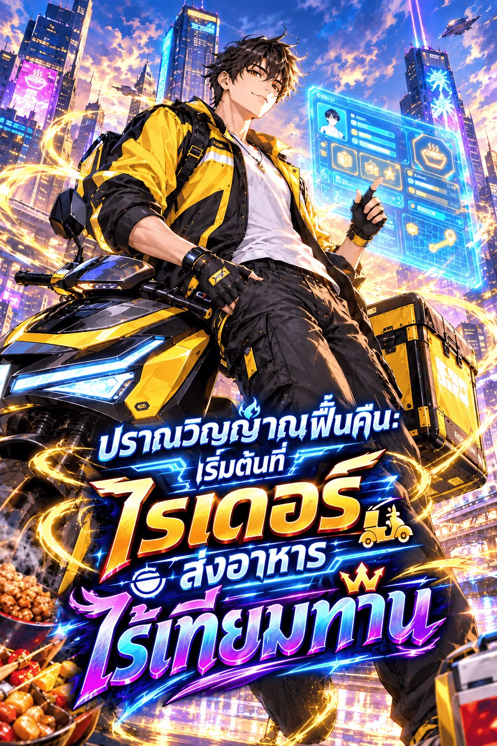 ปก ปราณวิญญาณฟื้นคืน: เริ่มต้นที่ไรเดอร์ส่งอาหารไร้เทียมทาน