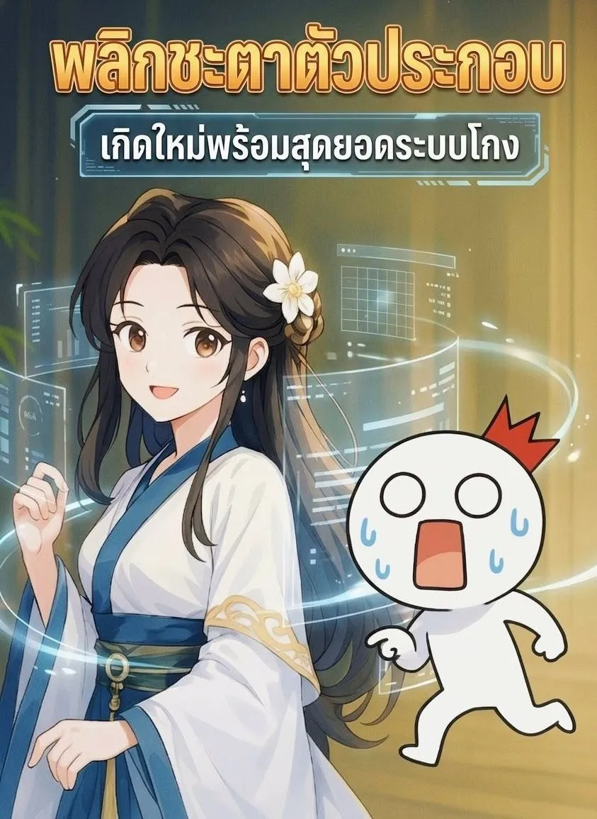 ปก พลิกชะตาตัวประกอบ เกิดใหม่พร้อมสุดยอดระบบโกง