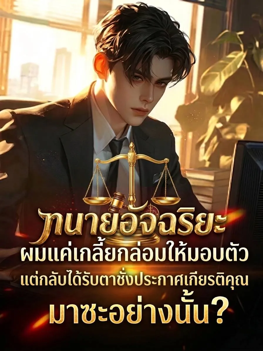 ปก [ฟรี 50 ตอน] ทนายอัจฉริยะ ผมแค่เกลี้ยกล่อมให้มอบตัว แต่กลับได้โล่ประกาศเกียรติคุณมาซะอย่างนั้น?