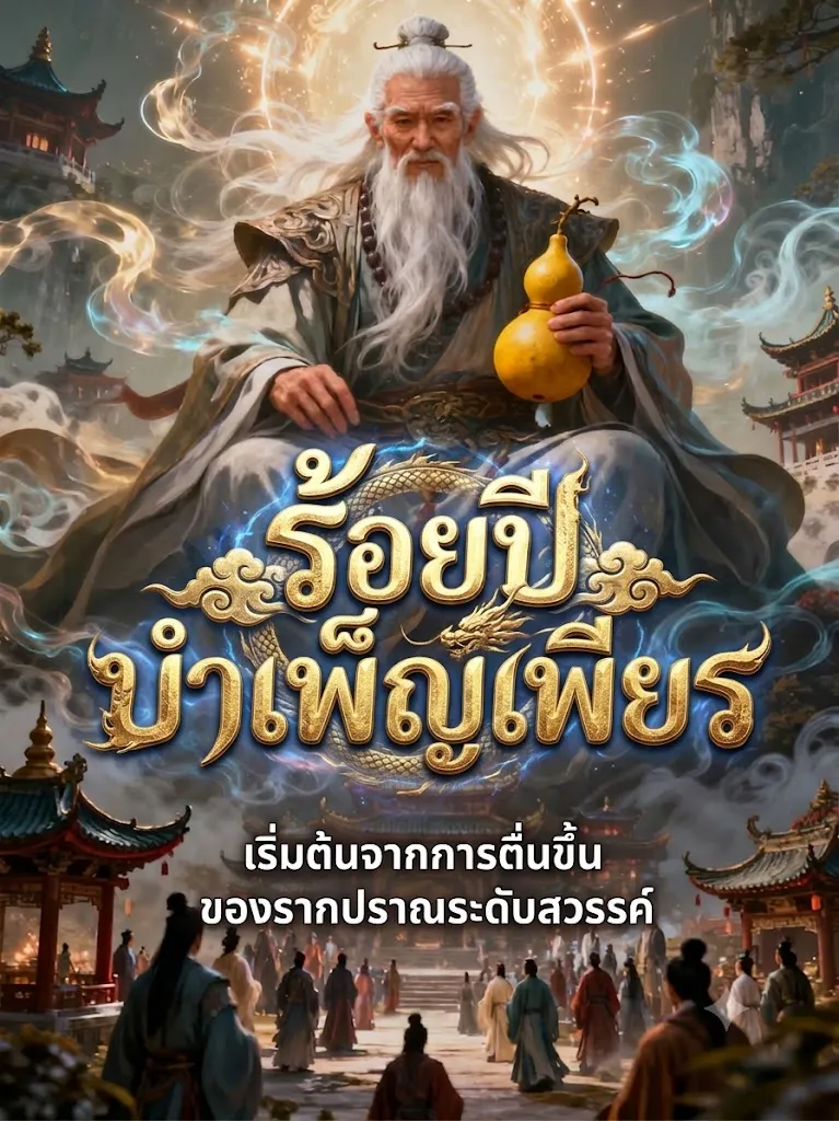 ปก ร้อยปีบําเพ็ญเพียร เริ่มต้นจากการตื่นขึ้นของรากปราณระดับสวรรค์