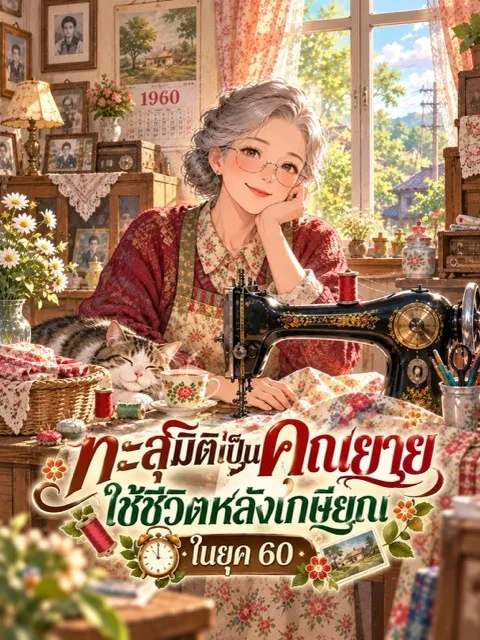 ปก (จบแล้ว) ทะลุมิติเป็นคุณยาย ใช้ชีวิตหลังเกษียณในยุค 60