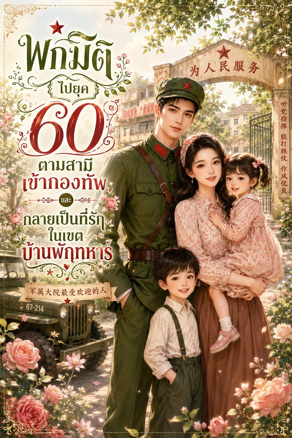 ปก พกมิติไปยุค 60 ตามสามีเข้ากองทัพ และกลายเป็นที่รักในเขตบ้านพักทหาร