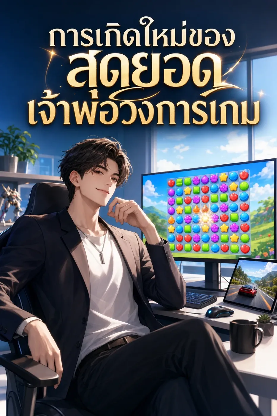 ปก การเกิดใหม่ของสุดยอดเจ้าพ่อวงการเกม