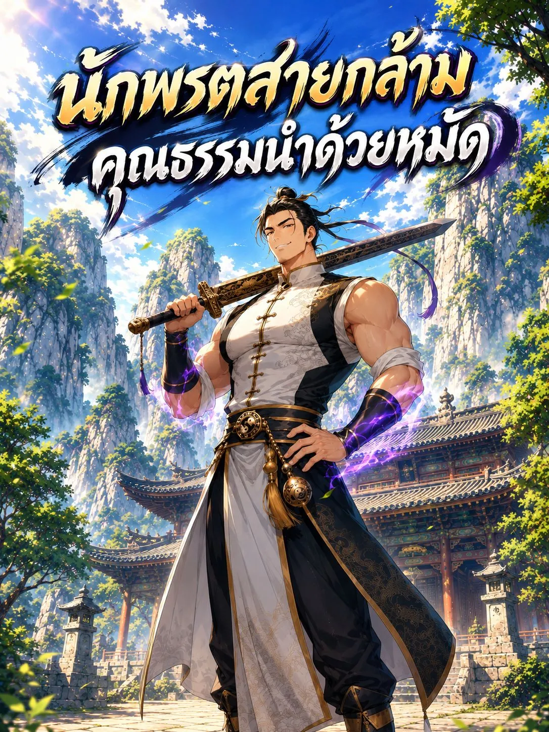 ปก นักพรตสายกล้าม คุณธรรมนําด้วยหมัด
