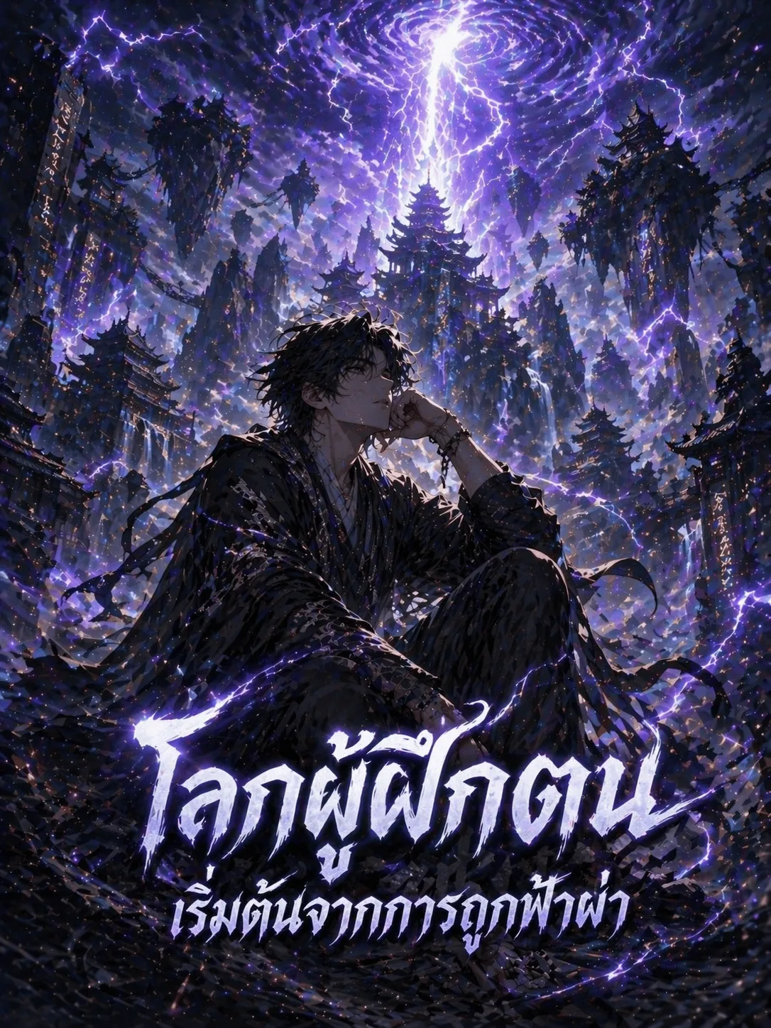 ปก โลกผู้ฝึกตนเริ่มต้นจากการถูกฟ้าผ่า