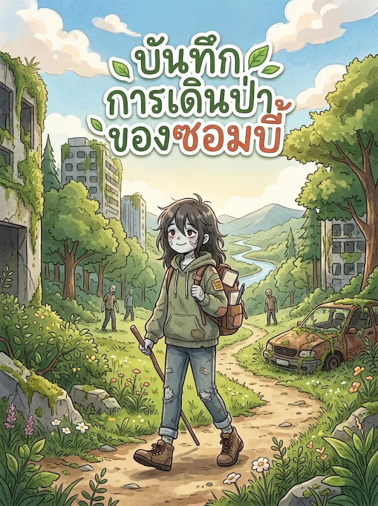 ปก บันทึกการเดินป่าของซอมบี้