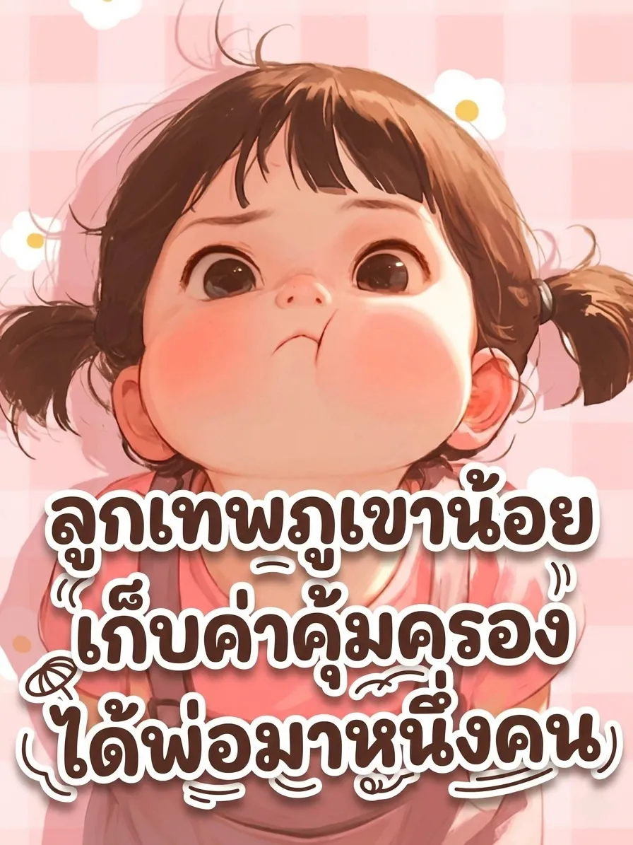 ปก ลูกเทพภูเขาน้อยเก็บค่าคุ้มครอง ได้พ่อมาหนึ่งคน