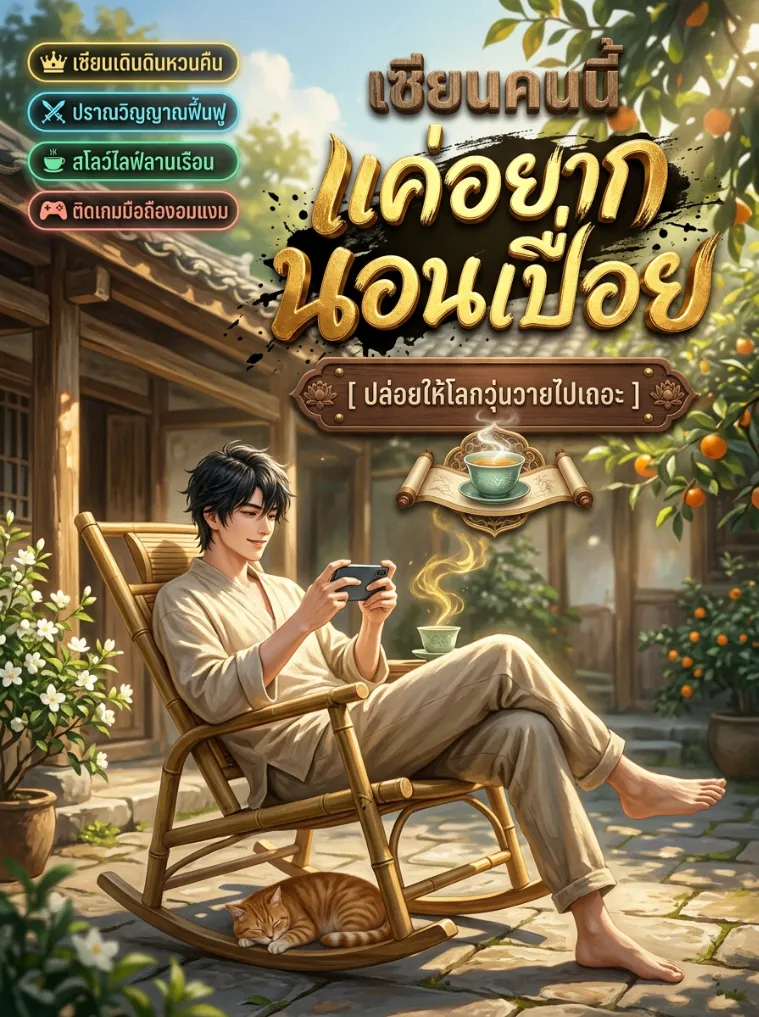 ปก เซียนคนนี้แค่อยากนอนเปื่อย